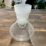 Pot plastique transparent (3 tailles)